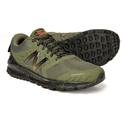 green New Balance trail shoes